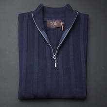 Pulover pentru bărbați - Imperial - Bleumarin-SlimFIT