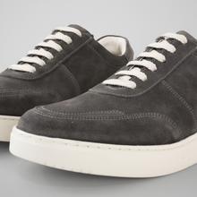 Pantofi bărbătești din piele - Urban FLEX - Gri Velur