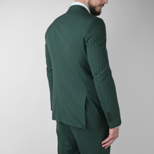 Costum bărbătesc - Sartoria - Bellagio STRIPE - Verde Smarald