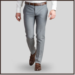 Pantaloni eleganti Confex -  Royal Cut - Gri Deschis