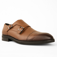 Pantofi bărbătești din piele - Bruno - Maro Cognac