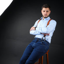 Blugi pentru bărbați - Ares - MotionFLEX – Bleumarin Elegant
