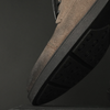 Ghete vintage din piele naturală velur - Gary - Bej - WAX Effect