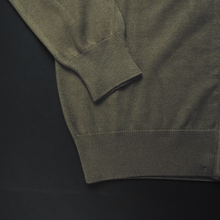 Pulover bărbătesc Premium Zip-UP - Kaki