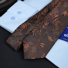 a close up of a tie on a table