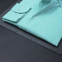 Cămașă Confex din in - Premium DeLuxe - Verde menta