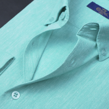 Cămașă Confex din in - Premium DeLuxe - Verde menta