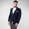 Sacou texturat C. Baybars - AeroGOFRÉ™ - Bleumarin