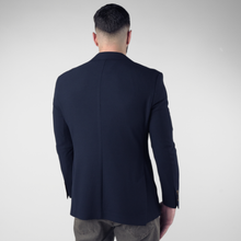 Sacou texturat C. Baybars - AeroGOFRÉ™ - Bleumarin