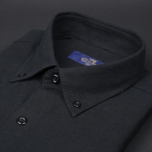 Cămașă Confex din in - Premium DeLuxe - Negru