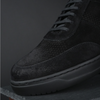 Pantofi bărbătești din piele - Urban FLEX - Negru Velur