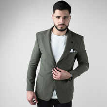 Sacou texturat C. Baybars - AeroGOFRÉ™ - Kaki