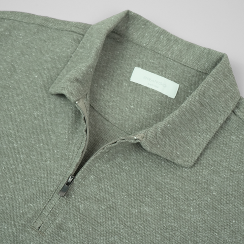 Tricou pentru bărbați - LinenFLEX -Kaki