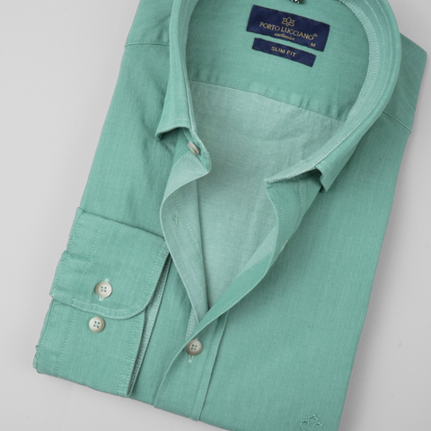 Cămașă Porto Lucciano - IMPERIAL DENIM - Verde pal