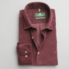 Cămașă din raiat fin - ZENMAN RoyalTOUCH™ - Corduroy EDITION - Burgundiu Aristocrat