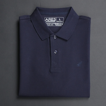 Tricou Polo pentru bărbați - ARES - Heritage+ - Bleumarin