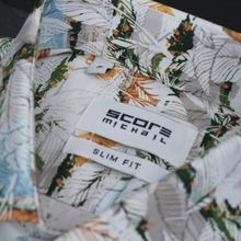 Cămașă Score - Super-Slim - Forme florale - Multicolor - M7