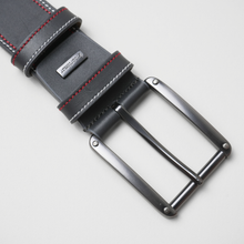 Curea casual din piele naturală - Proartimar - 40 mm - Gri