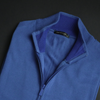 Pulover bărbătesc Premium Zip-UP - Albastru electric