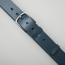 Curea piele naturală fără cusături - Proartimar - 40 mm - Bleumarin