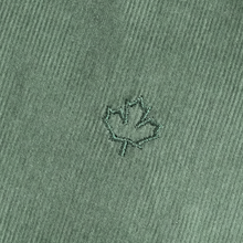 Cămașă din raiat fin - ZENMAN RoyalTOUCH™ - Corduroy EDITION - Verde Salvie