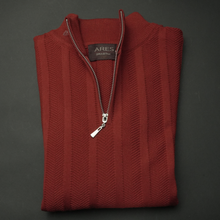 Pulover  pentru bărbați - Imperial - Cărămiziu - SlimFIT