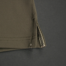 Tricou cu mânecă lungă pentru bărbați - Ares - Urban STRIPE - Kaki cu bleumarin