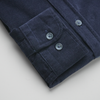 Cămașă din raiat fin - ZENMAN RoyalTOUCH™ - Corduroy EDITION - Bleumarin Imperial