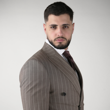 Costum bărbătesc - Sartoria - Napoli DB6 - Maro Taupe