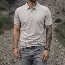 Tricou Polo pentru bărbați - ARES - Heritage+ - Grej