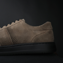 Pantofi bărbătești din piele - Urban FLEX - Bej Velur