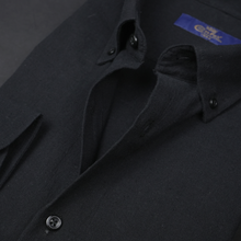 Cămașă Confex din in - Premium DeLuxe - Negru