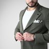 Sacou texturat C. Baybars - AeroGOFRÉ™ - Kaki