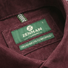 Cămașă din raiat fin - ZENMAN RoyalTOUCH™ - Corduroy EDITION - Burgundiu Aristocrat