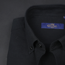 Cămașă Confex din in - Premium DeLuxe - Negru