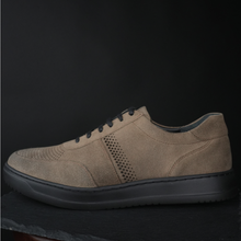 Pantofi bărbătești din piele - Urban FLEX - Bej Velur