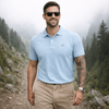 Tricou Polo pentru bărbați - ARES - Heritage+ - Bleu
