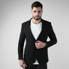 Sacou texturat C. Baybars - AeroGOFRÉ™ - Negru