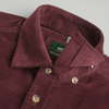 Cămașă din raiat fin - ZENMAN RoyalTOUCH™ - Corduroy EDITION - Burgundiu Aristocrat