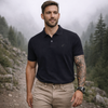 Tricou Polo pentru bărbați - ARES - Heritage+ - Negru
