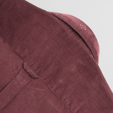 Cămașă din raiat fin - ZENMAN RoyalTOUCH™ - Corduroy EDITION - Burgundiu Aristocrat