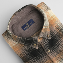 Cămașă LumberJACK WoolTOUCH™ – Maro cu bej și negru