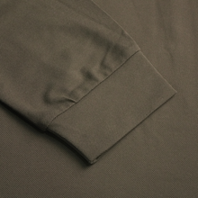 Tricou cu mânecă lungă pentru bărbați - Ares - Urban STRIPE - Kaki cu bleumarin