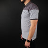 Tricou Polo pentru bărbați - Ares - MALIBU - Maro cu gri