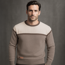 Pulover pentru bărbați - NORTON+ - Bej cu maro