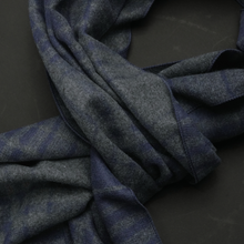 Eșarfă elegantă - Infinity - Bleumarin cu gri închis