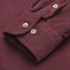 Cămașă din raiat fin - ZENMAN RoyalTOUCH™ - Corduroy EDITION - Burgundiu Aristocrat