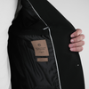 Sacou texturat C. Baybars - AeroGOFRÉ™ - Negru