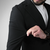 Sacou texturat C. Baybars - AeroGOFRÉ™ - Negru