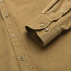 Cămașă din raiat fin - ZENMAN RoyalTOUCH™ - Corduroy EDITION - Bej Camel